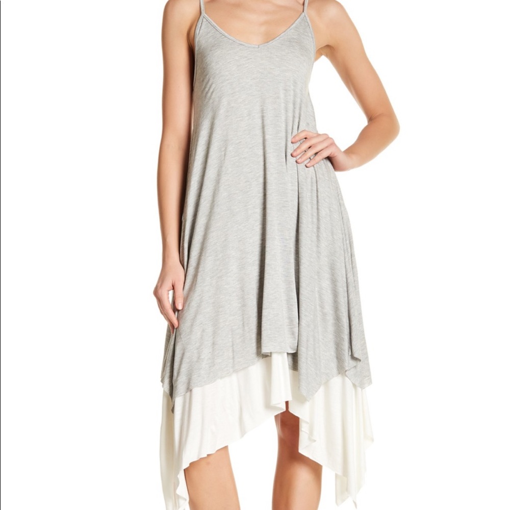 Vanity Room Layered Shift Sharkbite Dress, Medium
